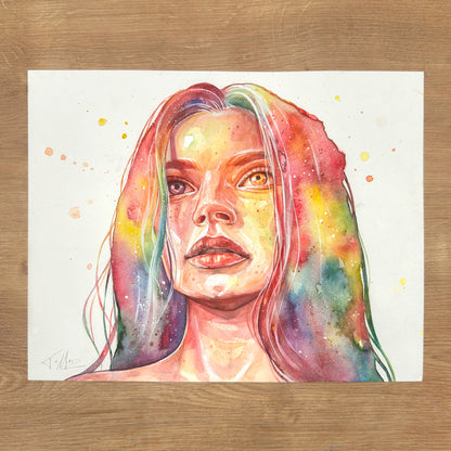 I found a Rainbow - Original Painting